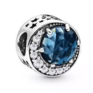 Moon and Night Sky Charm For Pandora